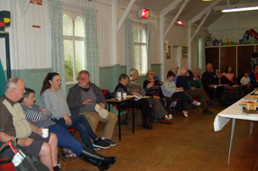 Refreshments after the sponsored walk 